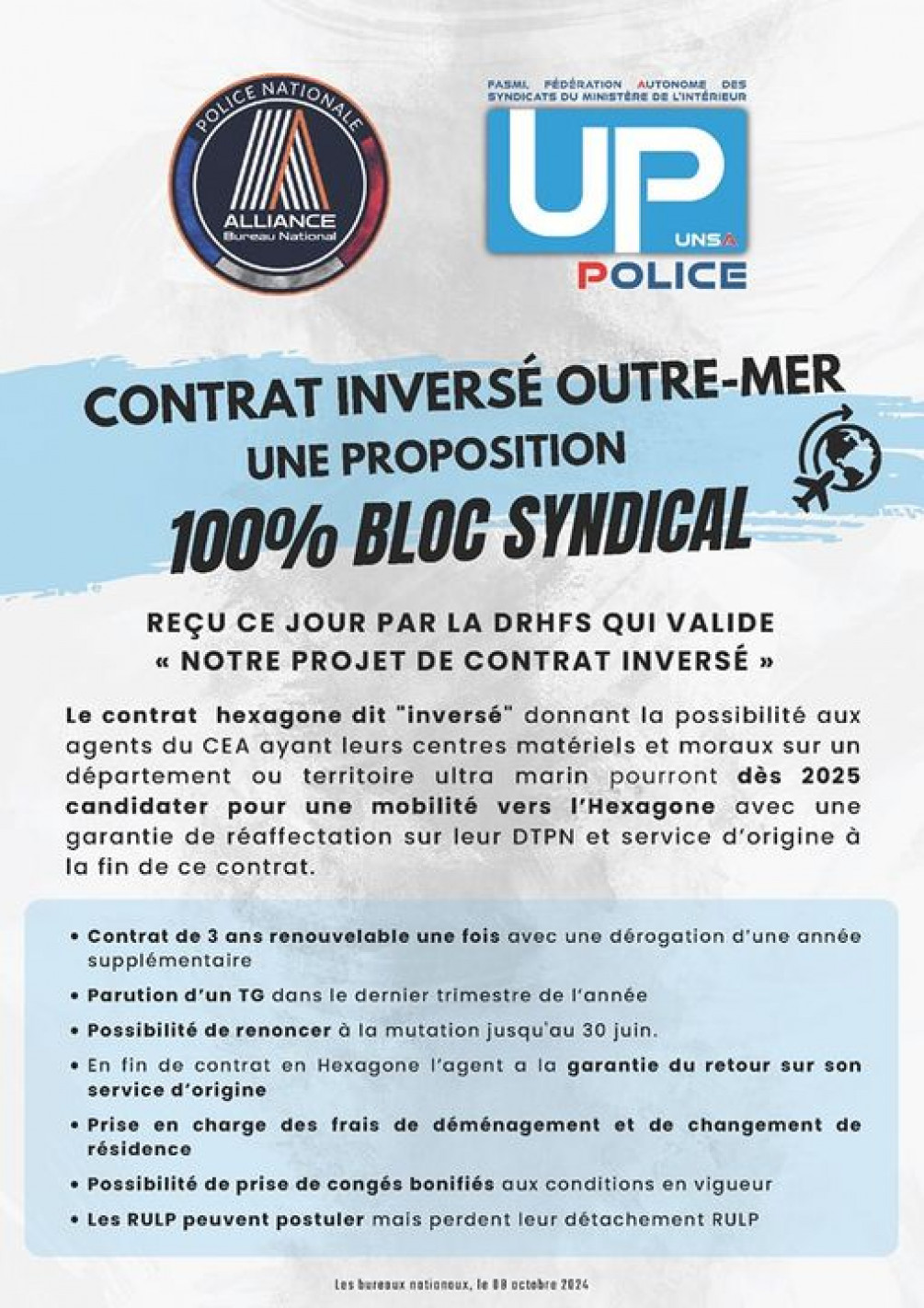 contrat inversé outre-mer une proposition 100% bloc syndical